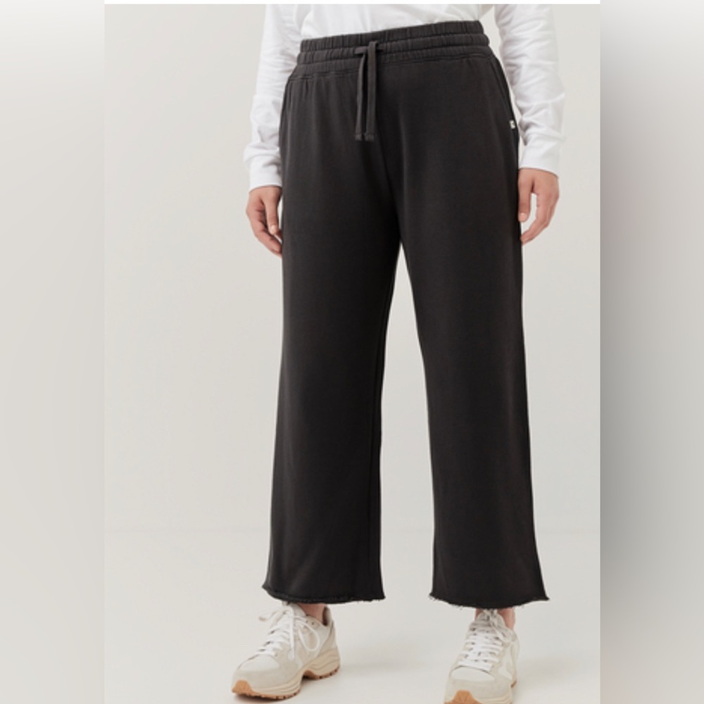 Pact The Downtime Wide-Leg Sweatpant, black size XXL
